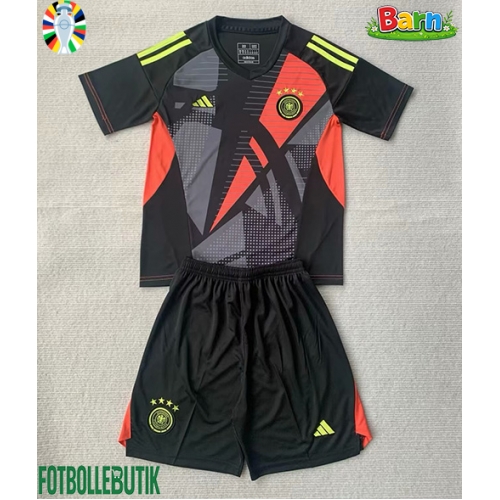 Tyskland Målvakt Hemmaställ Barn EM 2024 Kortärmad (+ Korta byxor)